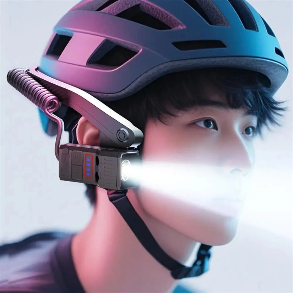 Bikight  1200 Lumens Smart Sensor Headlamp Hand Motion Control USB Rechargeable Headlight IPX5 Waterproof Adjustable Brightness Ultra Lightweight LED Fishing Running Cycling Head Light — view 5