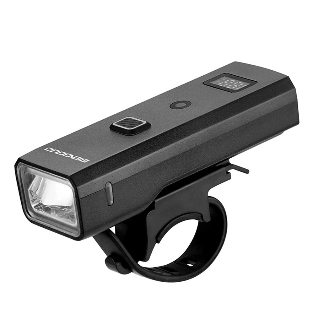 BIKIGHT 400LM Smart Light Sensor Bicycle Headlight with Digital Display 2000mAh Type-C Charging 4 Light Modes Waterproof Bike Front Light for Outdoor Night Cycling Safety — view 2