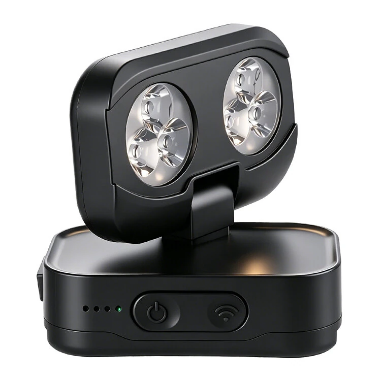 BIKIGHT 900 Lumen 180° Rotating Dual-Head Ultra-Bright Headlamp 1000mAh Battery Three Light Source IP66 Waterproof for Outdoor Fishing — view 3