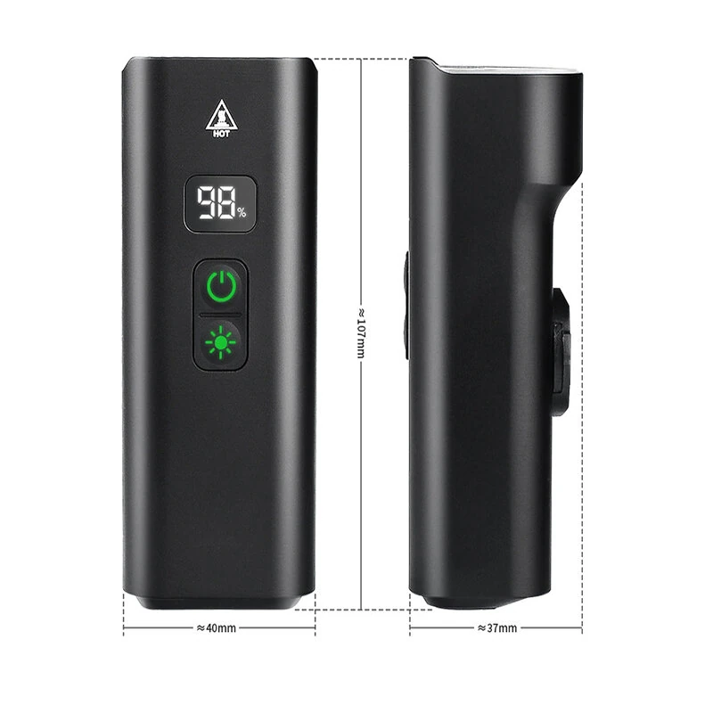 BIKIGHT Anti-glare Bicycle Light 2000LM USB-C Rechargeable 4000mAh Waterproof 200M Range Digital Display for MTB, Scooter — view 6