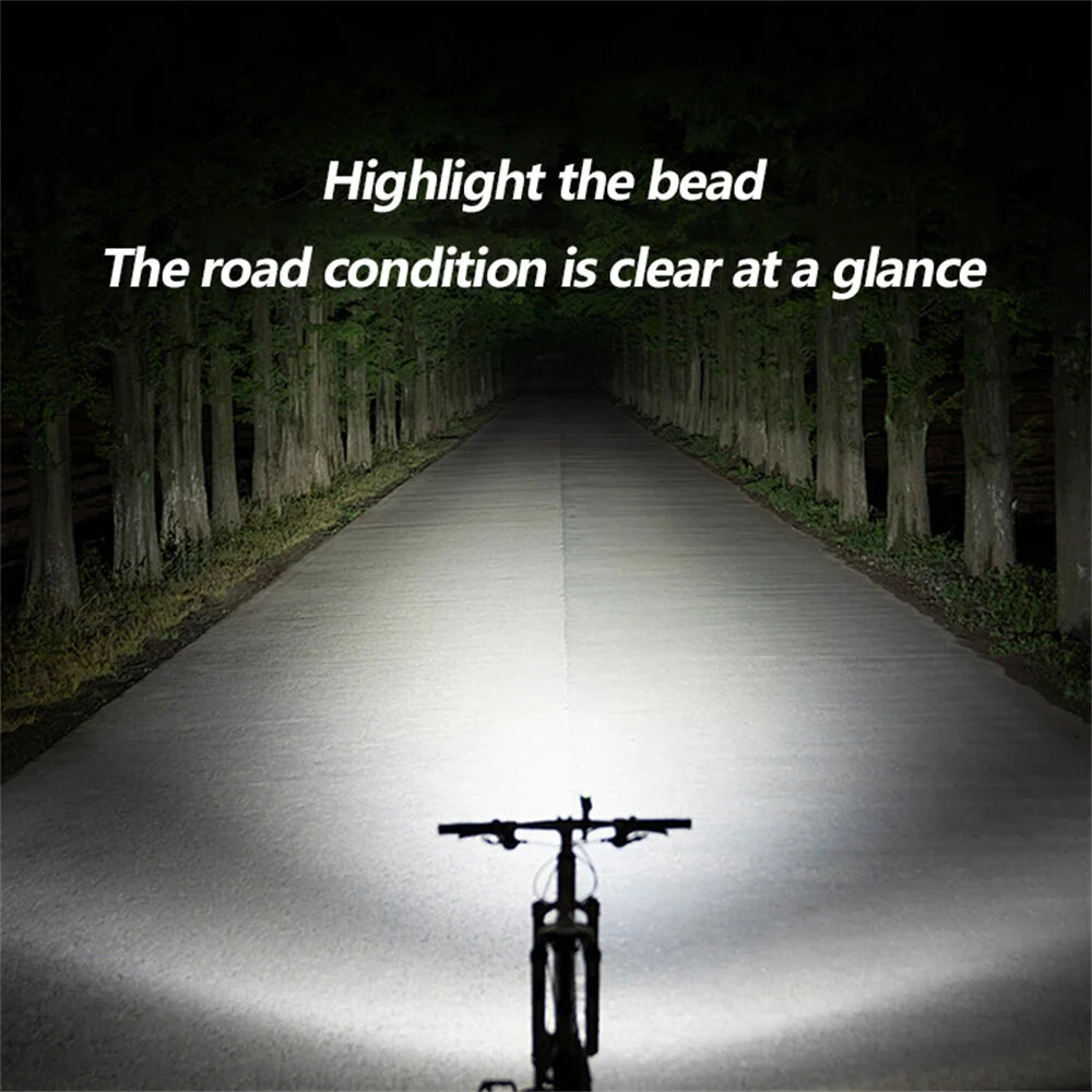 BIKIGHT B4 120dB Tweeter Anti-Fog Bicycle Headlight Smart Light Sensing Digital Display Wireless Remote Control Bike Light for Night Cycling — view 4