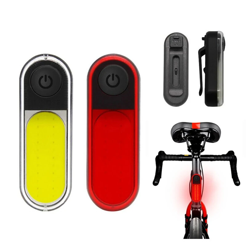 BIKIGHT Bike Taillight 200mAh Battery 5 Light Modes Type-C Rechargeable Waterproof Bicycle Rear Light for Outdoor Cycling — Bikight