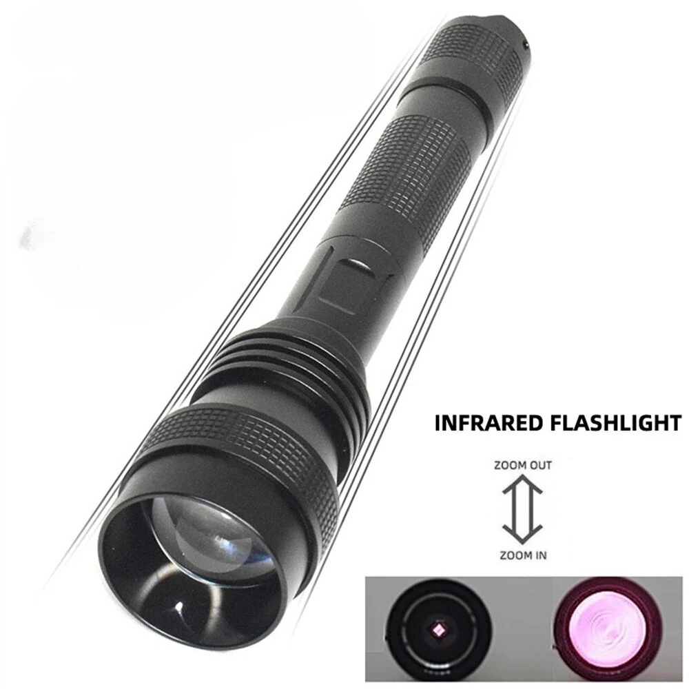 Bikight C14 850nm/940nm Night Vision Zoomable Tactical Flashlight 5W Infrared Radiation IR Illuminator LED Torch Shooting Light Hunting Flashlight — view 4
