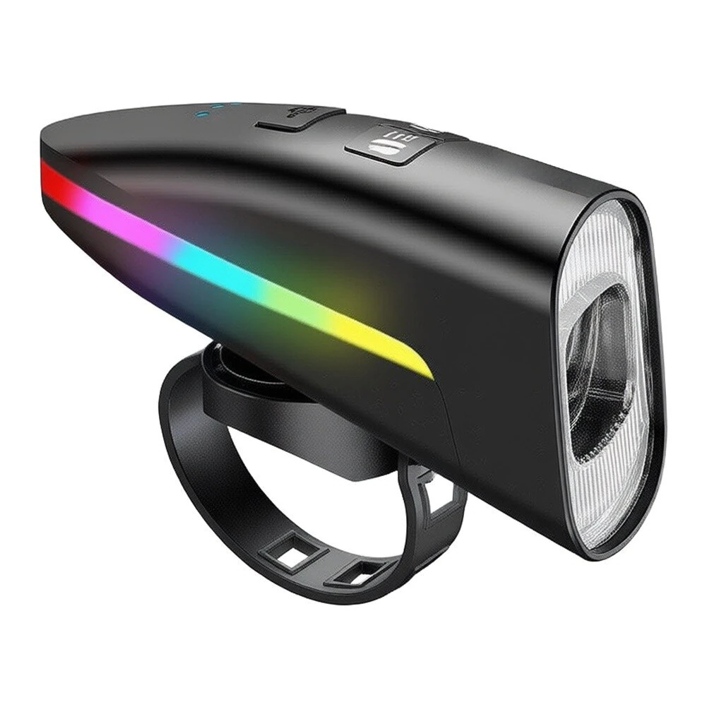 BIKIGHT Dual Distance Bike Headlight, RGB Design, USB Rechargeable, Waterproof, Safety for Night Cycling — view 9