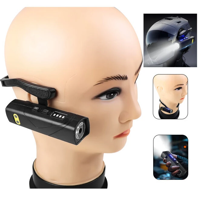 Bikight Dual Light Source Hangers Ears XPG LED Headlamp Built-In Battery USB Rechargeable Power Induction Headlight Removable Mini Flashlight for Camping Cycling Outdoor Activities — image 1