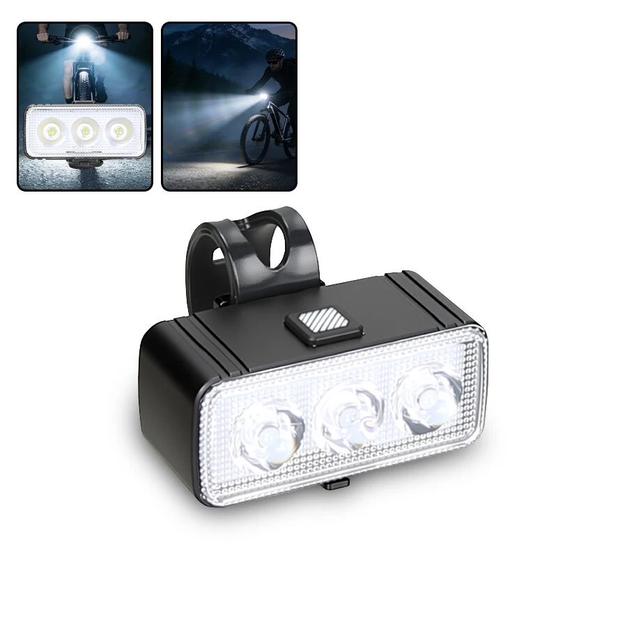 BIKIGHT E083 Bicycle Headlight Taillight Type-C Charging Waterproof Lightweight Cycling Bike Light Set for Outdoor MTB Night Riding Safety — view 3