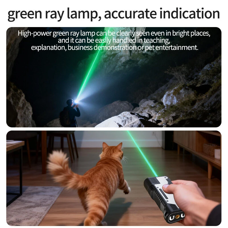 Bikight M20 Rechargeable Flashlight Work Light with Laser Light Tripod Mount Magnetic Tail Zoomable COB Side Light RGB Lamp IPX4 for Camping Repair Emergency — view 6