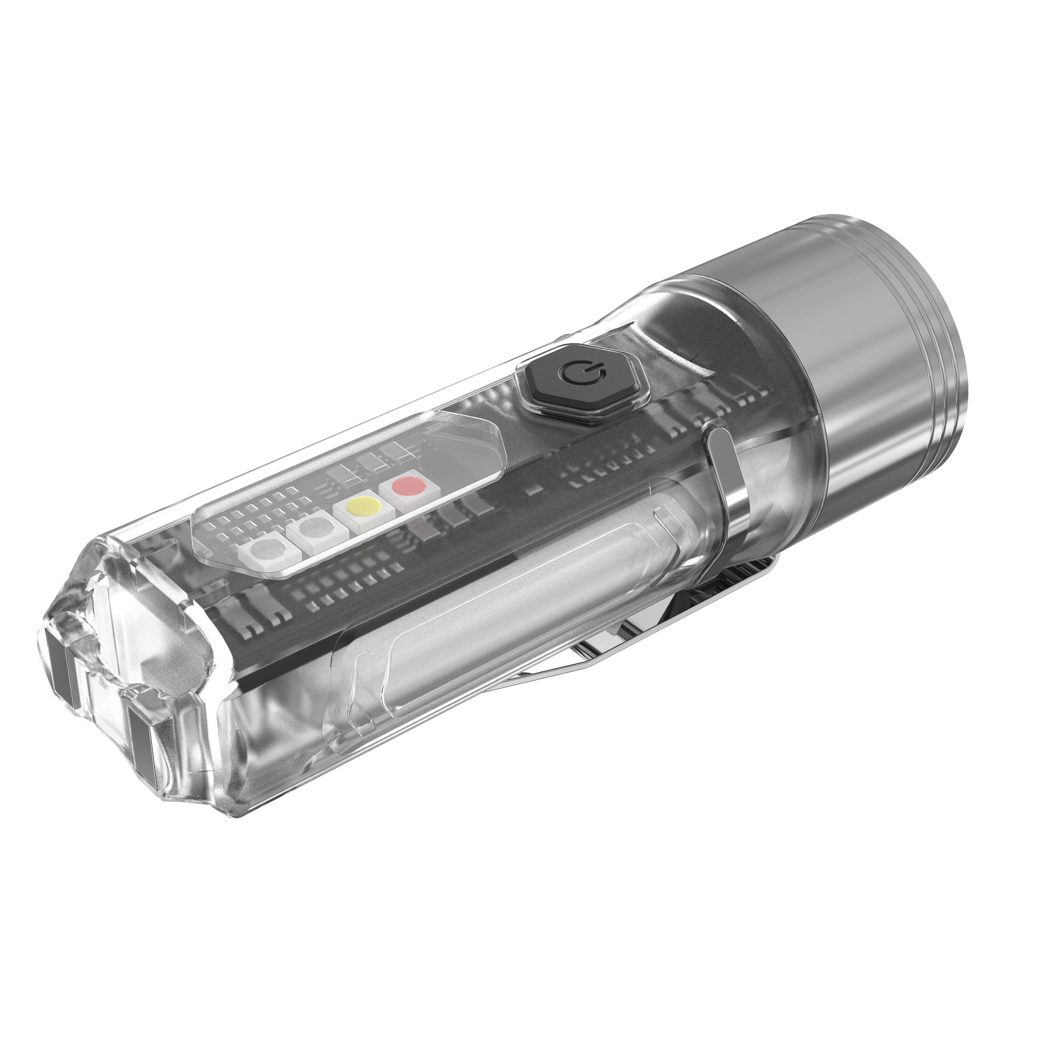 BIKIGHT Mini Keychain Flashlight LED TYPE-C Fast Charging Multi-function IP65 Waterproof Fluorescent Magnetic Camping Flashlight — view 8