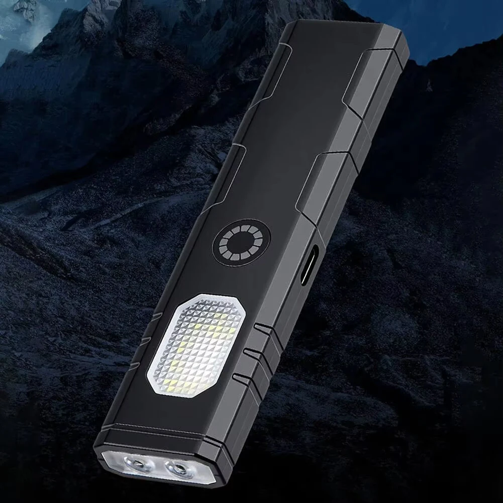 Bikight S058 LED Work Light 2W USB Rechargeable Magnetic 360mAh Waterproof COB Flashlight Portable Camping Light — view 3