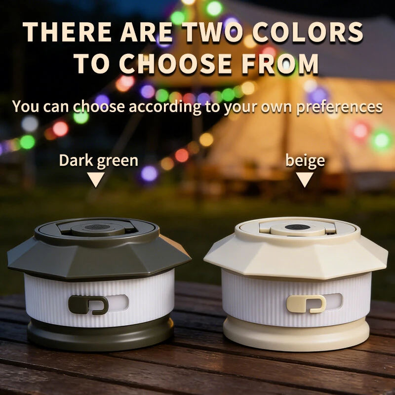 Bikight T-16A Outdoor Camping Atmosphere Light 20m LED String Lamp 1800mAh USB-C Rechargeable IPX4 Waterproof 7 Modes Tent Lantern for Camping Backpacking — view 6