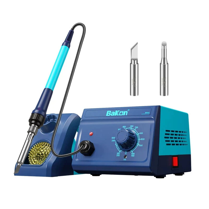 BK969 90W Soldering Iron Station with Ceramic Heating Core Rapid Fast Temperature Recovery Precise Control Safety Earth-Leakage Protection Ergonomic Handle for Efficient Accurate Welding — BK969
