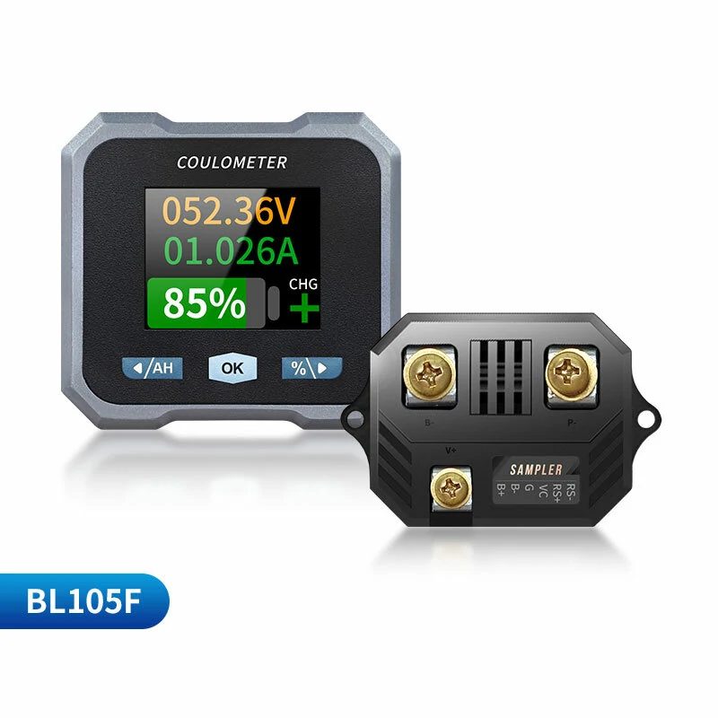 BL-F Waterproof Coulomb Meter Battery Capacity Voltmeter Bluetooth Monitor Compact High Accurate Ready-to-Use for Electric Vehicles Motorcycles RVs — view 10