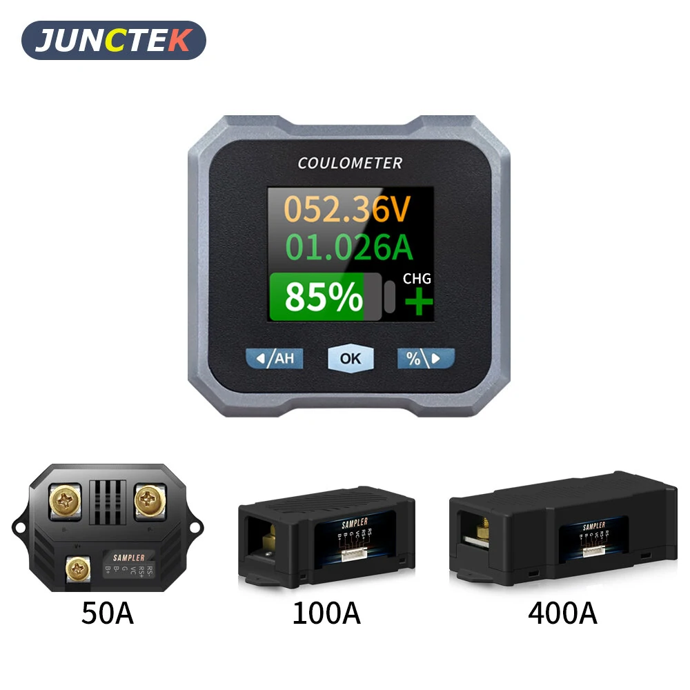 BL-F Waterproof Coulomb Meter Battery Capacity Voltmeter Bluetooth Monitor Compact High Accurate Ready-to-Use for Electric Vehicles Motorcycles RVs — view 11