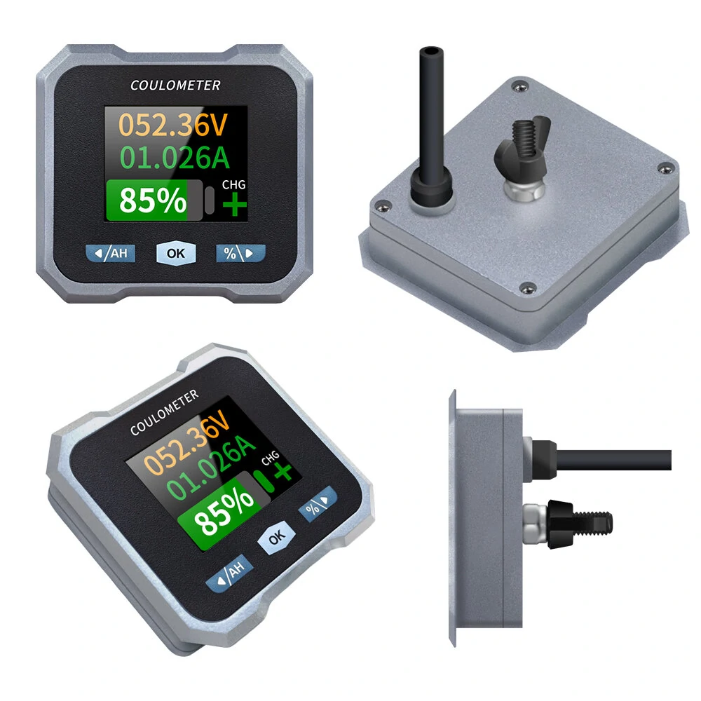 BL-F Waterproof Coulomb Meter Battery Capacity Voltmeter Bluetooth Monitor Compact High Accurate Ready-to-Use for Electric Vehicles Motorcycles RVs — view 4