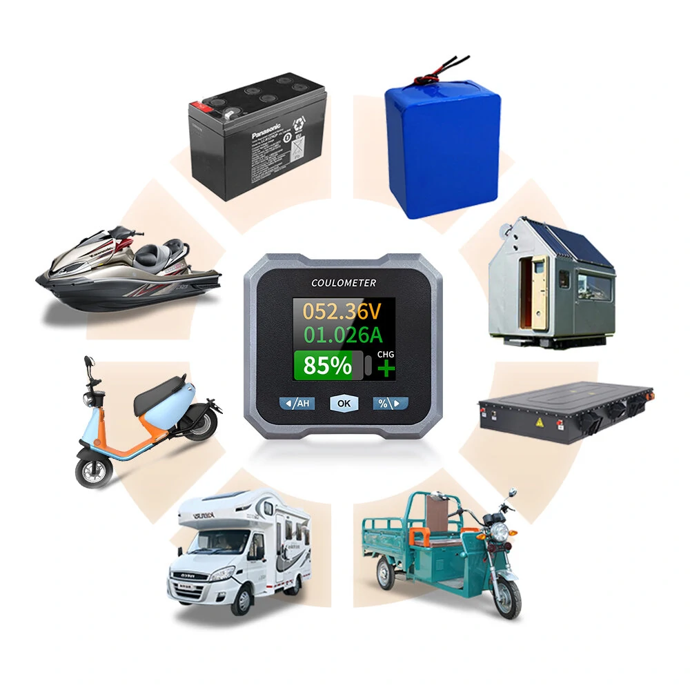 BL-F Waterproof Coulomb Meter Battery Capacity Voltmeter Bluetooth Monitor Compact High Accurate Ready-to-Use for Electric Vehicles Motorcycles RVs — view 6