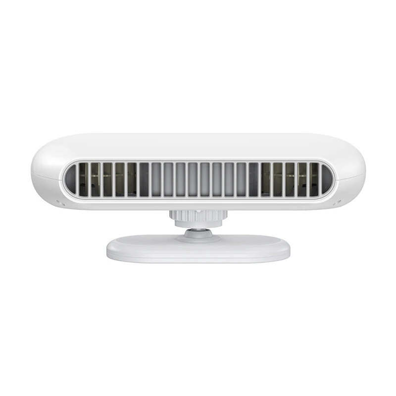 Bladeless Car Fan DC5V 4W 2400mAh Type-C Dual Turbine Adjustable Dashboard Air Circulation Fan — view 6