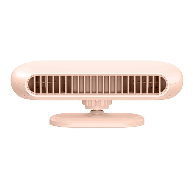 Bladeless Car Fan DC5V 4W 2400mAh Type-C Dual Turbine Adjustable Dashboard Air Circulation Fan — view 8