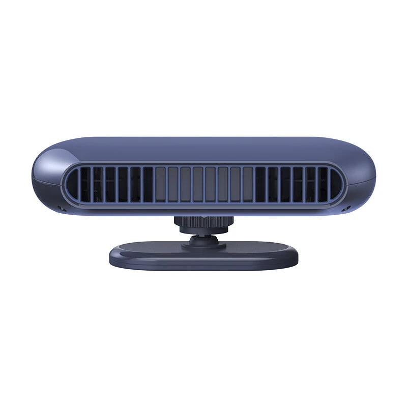 Bladeless Car Fan DC5V 4W 2400mAh Type-C Dual Turbine Adjustable Dashboard Air Circulation Fan — view 9