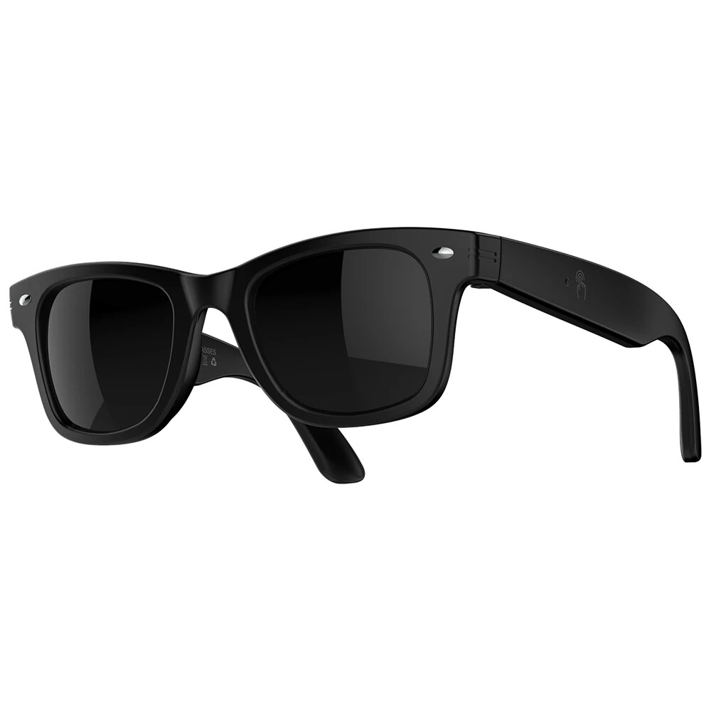BlitzWolf BW-AG1 AI Smart Glasses Heart Rate Blood Oxygen Monitoring UV Detection 100+ Languages AI Translation HiFi Audio IP66 Waterproof Fitness Tracking Smart Audio Glasses — view 5