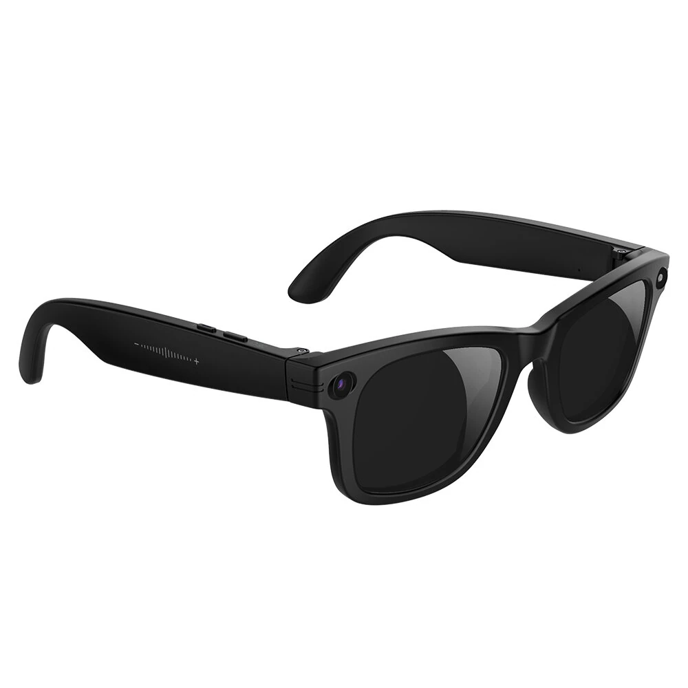 BlitzWolf BW-AG1 Pro AI Smart Glasses with HD Camera 8MP 32MP Interpolated WiFi bluetooth Call 3D Stereo Surround Sound Dual Noise Cancelling 35g IP65 Waterproof Smart Audio Glasses — view 3