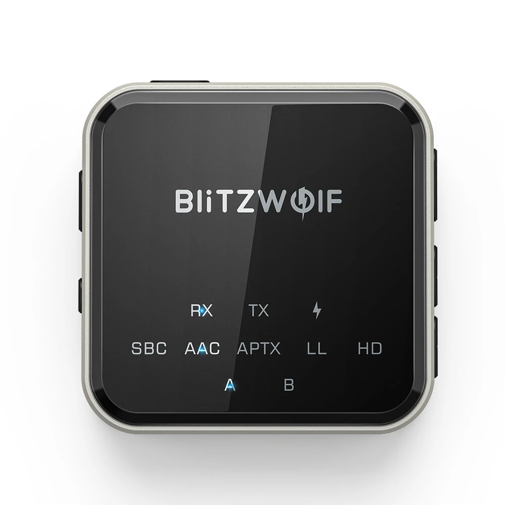 BlitzWolf® BW-BL3 2 In 1 bluetooth V5.0 Audio Transmitter Receiver Adapter Wireless 3.5mm Aux Audio Adapter For TV PC Speaker Home Sound System Car Sound System For Nintendo Switch Xbox — view 5