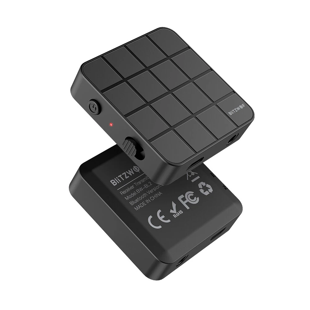 BlitzWolf® BW-BL2 2 In 1 bluetooth V5.0 Audio Transmitter Receiver Adapter Wireless 3.5mm Aux Audio Adapter For TV PC Speaker Home Sound System — view 3