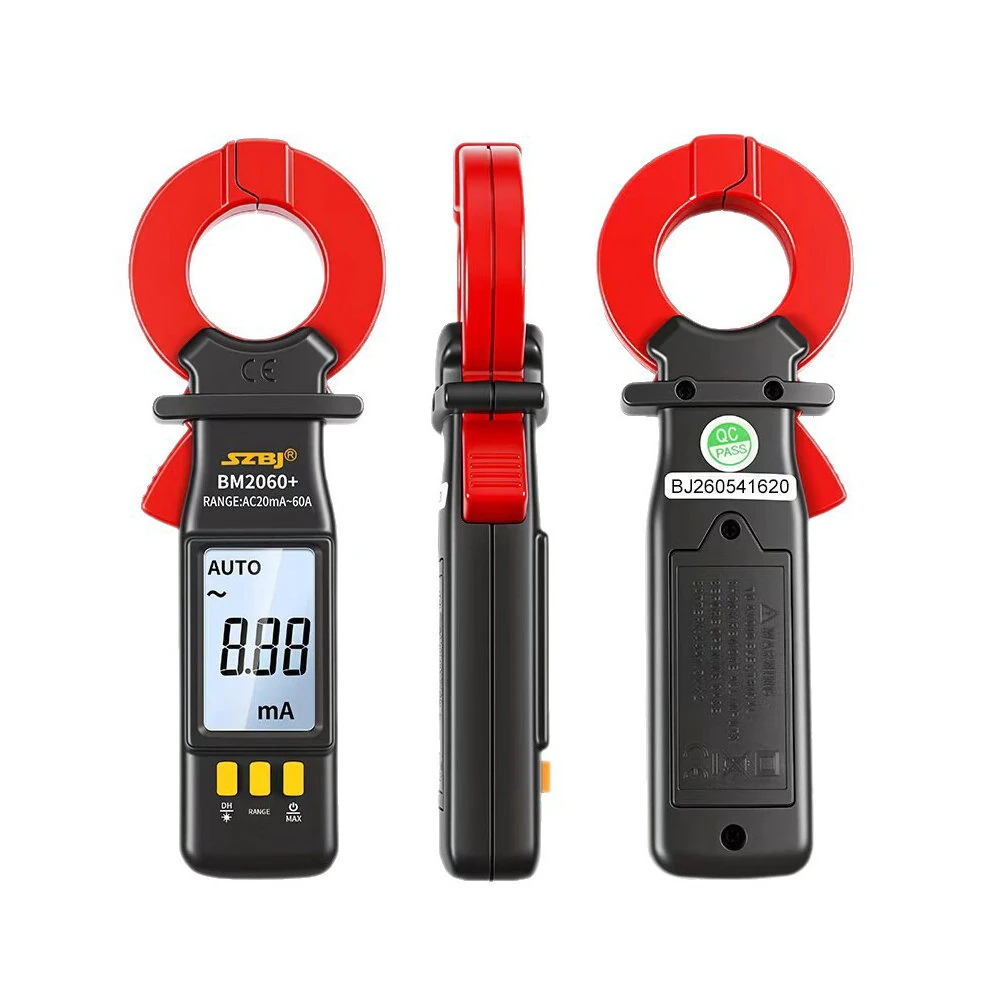 BM2060+ Micro Current Clamp Meter 1999 Counts 24mm Clamp Opening LCD Backlight Auto Manual Ranging — view 2
