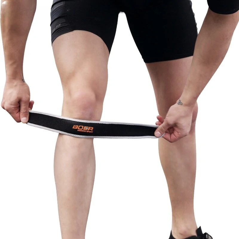 BOER Sports Fitness Knee Pad Mesh Breathable Easy to Adjust Foot Ankle Protector for Sports Outdoors — image 1