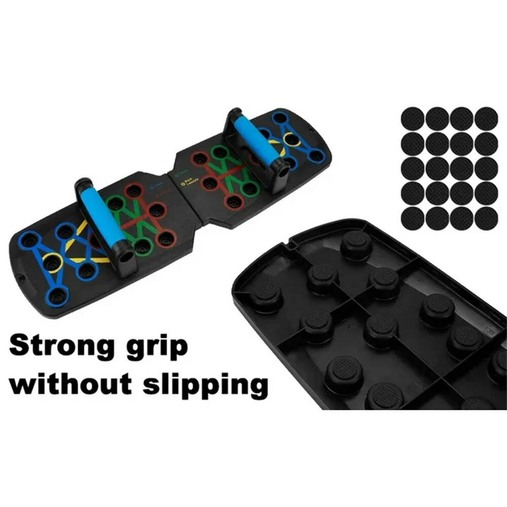 Bominfit 28 in 1 Folding Push Up Board 300kg Load-bearing Sport Plank Abdominal Chest Push-Ups Stands for Fitness Workout Home Gym Exercise — view 6