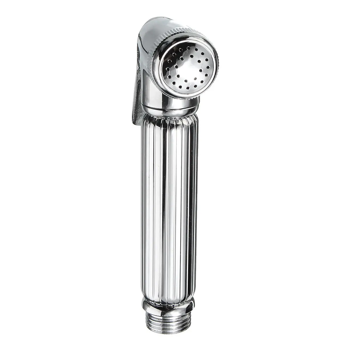 Brass Shattaf Douche Spray Bidet Toilet Shower Head Nozzle Holder Silver Bidet C