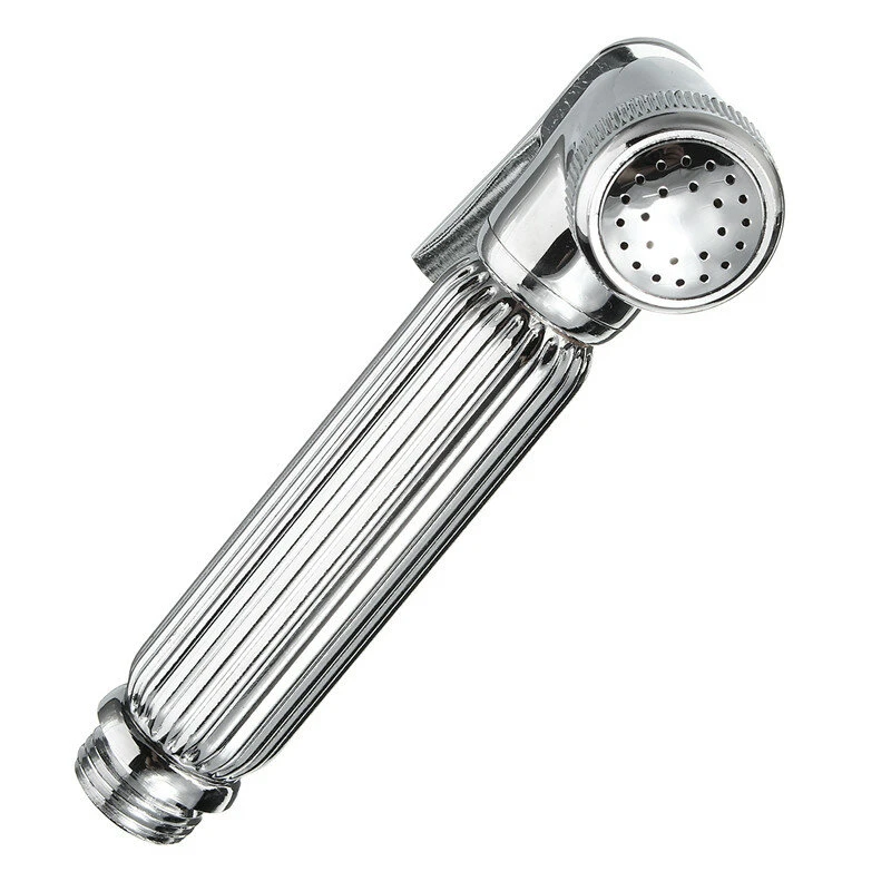 Brass Shattaf Douche Spray Bidet Toilet Shower Head Nozzle Holder Silver Bidet C — view 5