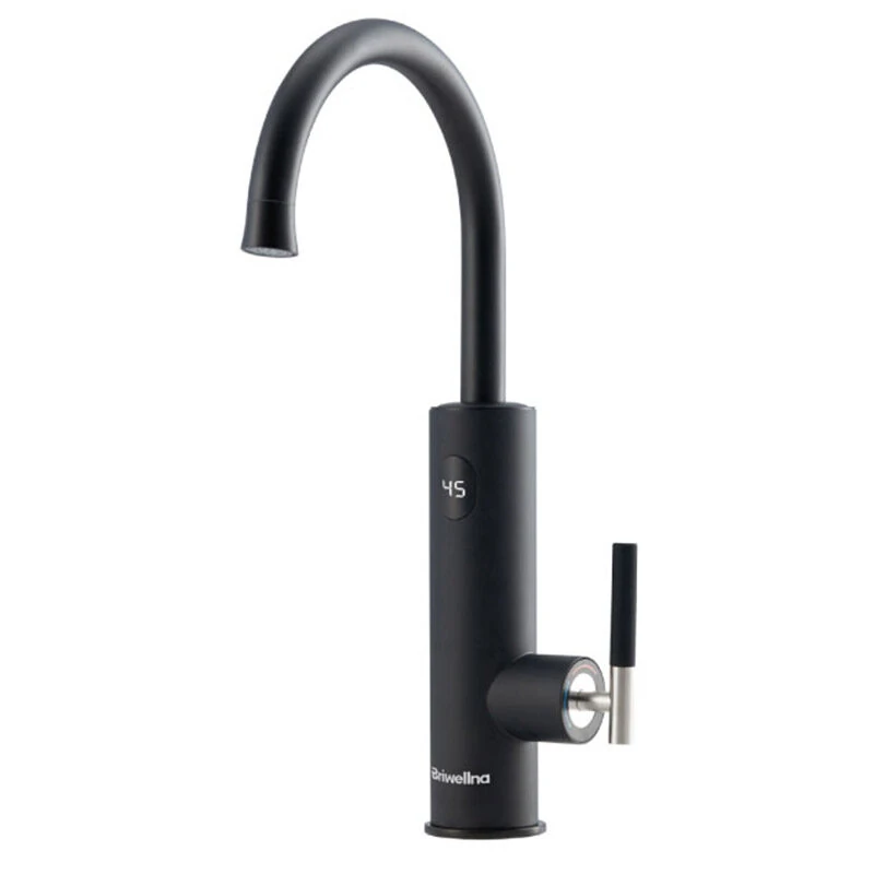 Briwellna 3200W Instant Electric Water Heater IPX4 Waterproof Lever-Adjustable Temperature Control EU Plug for Kitchen Toilet Washroom Rapid Heating — view 5