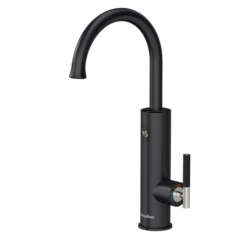 Briwellna 3200W Instant Electric Water Heater IPX4 Waterproof Lever-Adjustable Temperature Control EU Plug for Kitchen Toilet Washroom Rapid Heating — view 6