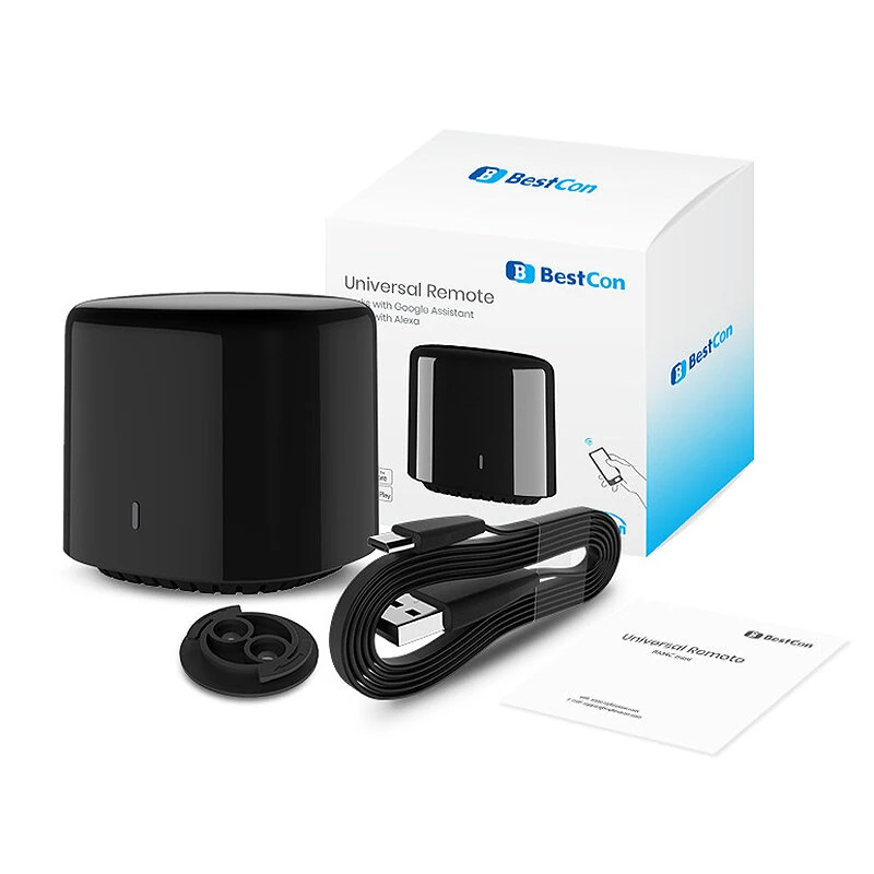 BroadLink BestCon RM4C Mini Wi-Fi Smart Universal IR Remote Voice Control with Alexa Google Assistant IFTTT Smart Home HUB — Broadlink
