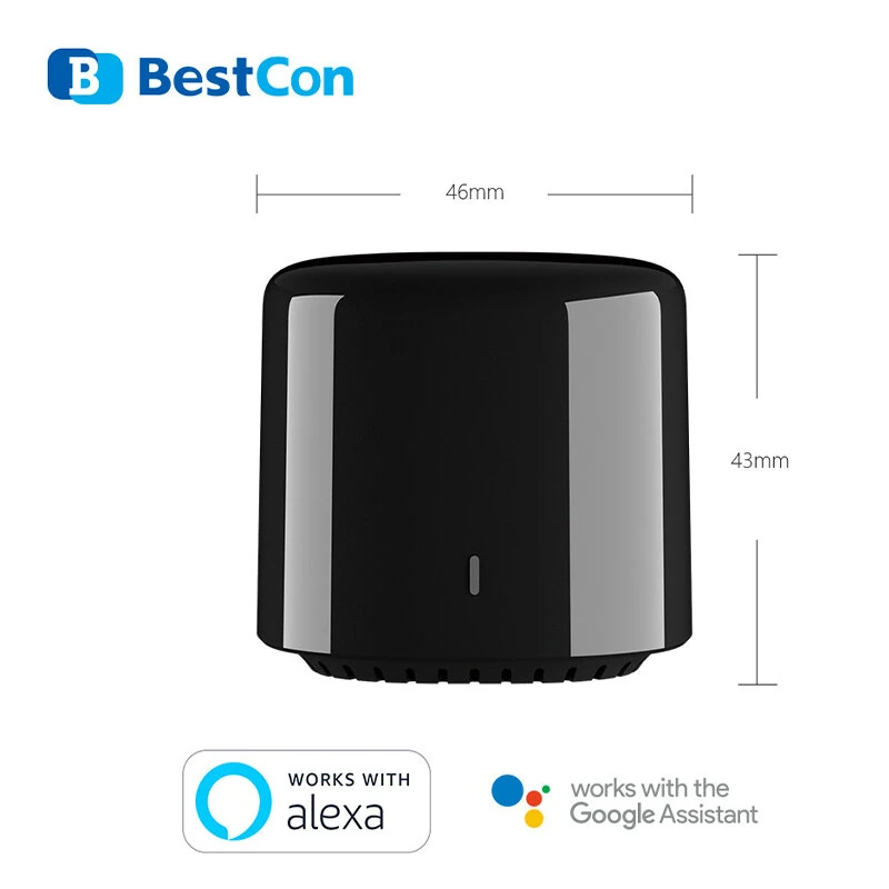 BroadLink BestCon RM4C Mini Wi-Fi Smart Universal IR Remote Voice Control with Alexa Google Assistant IFTTT Smart Home HUB — view 5