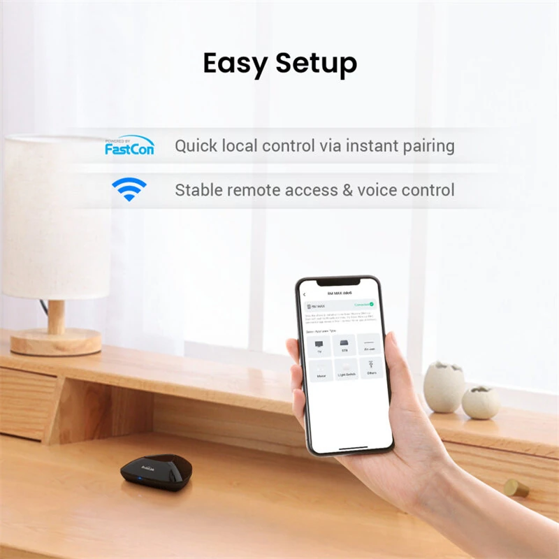 Broadlink RM Max Smart WiFi Remote Control IR RF Smart Home Automation Air Conditioning TV Set-top Box with Alexa Google Home — view 3