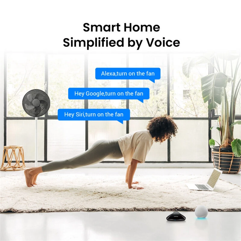 Broadlink RM Max Smart WiFi Remote Control IR RF Smart Home Automation Air Conditioning TV Set-top Box with Alexa Google Home — view 5