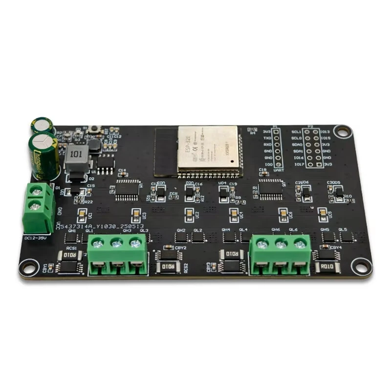 Brushless Motor Driver Board Dual-Channel ESP32 Simple FOC with ESP32-WROOM-32E Module — image 1