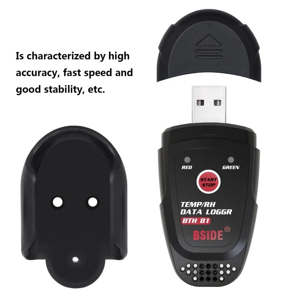 BSIDE BTH81 Temperature Humidity Data Logger Smart Thermometer for Cold Chain Storage USB Automatic Data Recorder — view 4