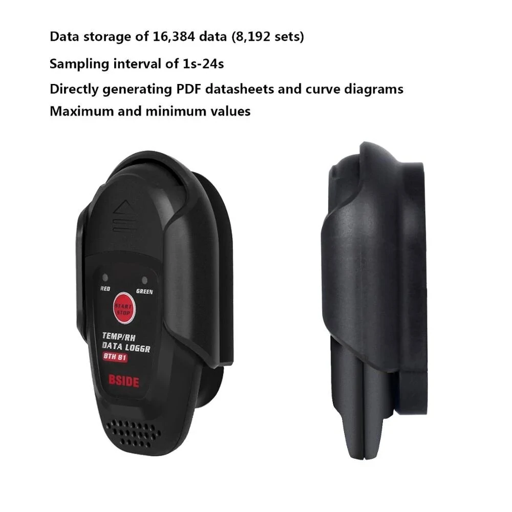 BSIDE BTH81 Temperature Humidity Data Logger Smart Thermometer for Cold Chain Storage USB Automatic Data Recorder — view 7