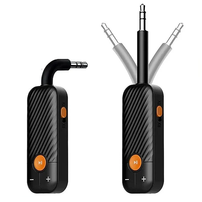 BT-16 bluetooth 5.2 Audio Receiver Transmitter 3.5MM 3.5 AUX with Mic Stereo Music Wireless Adapter for Headphones PC TV Car Speakers — Pricio