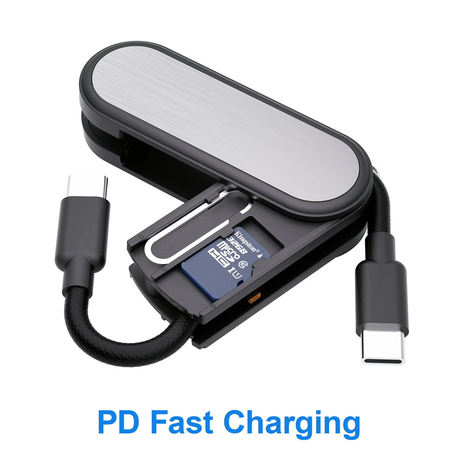 Budi CP586 Keychain Portable Storage&Charging Cable PD65W Type-C to Type-C Cable Fast Charging Data Transmission Copper Core Line 16CM Long Foldable Design for iPhone 17 17Pro 16Pro Max 15 for Xiaomi 17pro for Huawei Mate X7 — view 4