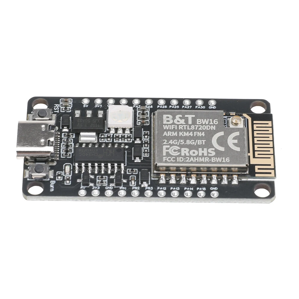 BW16-Kit RTL8720DN Development Board WiFi 5GHz 2.4GHz Bluetooth 5.0 Module IPEX Interface Dual Band Wireless IoT Solution Secure Boot FOTA Upgrade — view 5