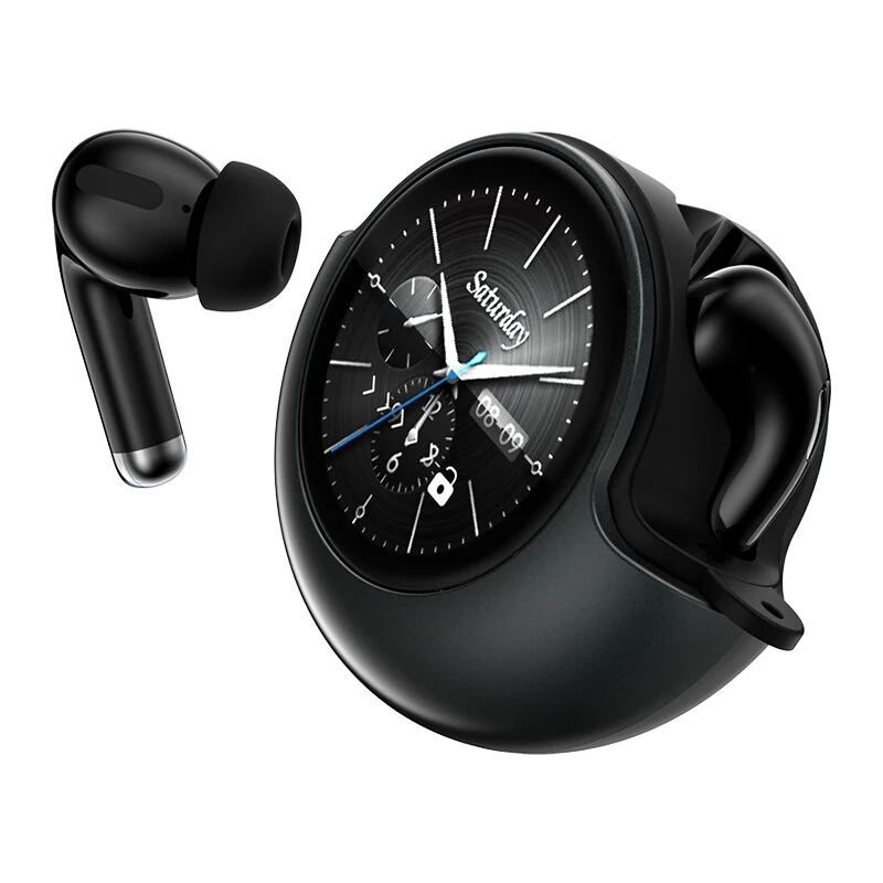 BX-T7 TWS bluetooth 5.4 Earphone Smart Touch Screen Earphone 13mm Large Moving Coil Call Noise Cancelling 30H Battery Life IPX5 Waterproof Touch Control In-ear Sports Headphones — view 7