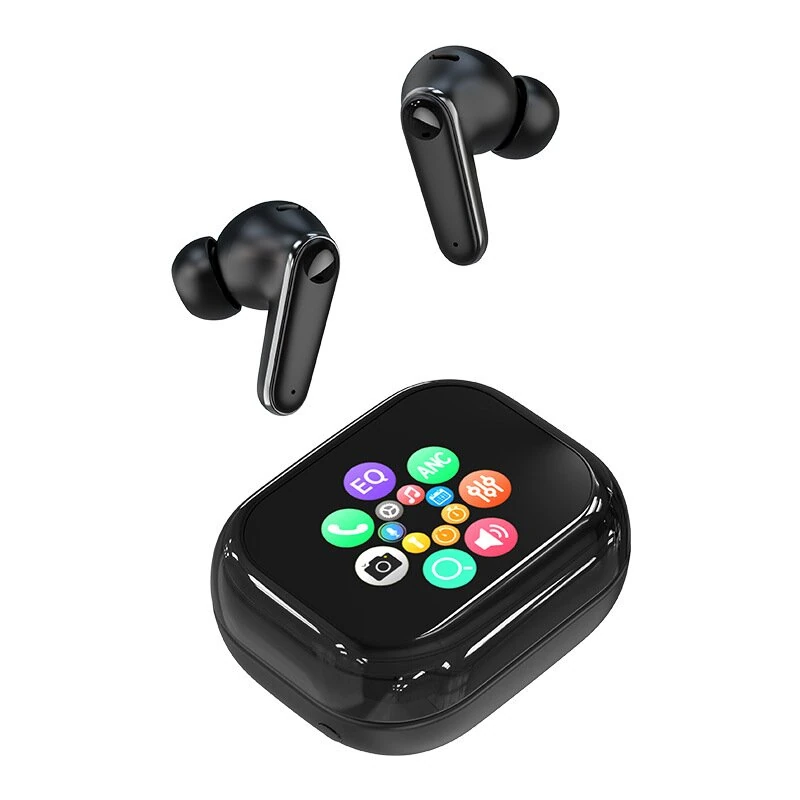 C11 Touch Screen bluetooth 5.4 Headset Wireless AI Translation Earphone HiFi Surround Sound 24H Playback In-ear Sports Headphones — image 1