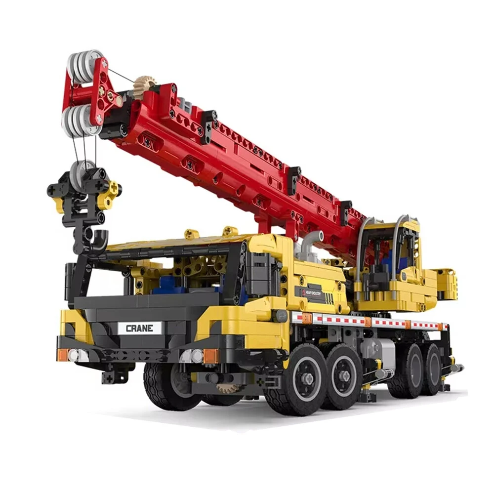 C61081 Static Version 1/20 Engineering Vehicle Truck Crane Technical MOC DIY Toys Building Block Brick Assembly Kit for Children Birthday Gift — view 2