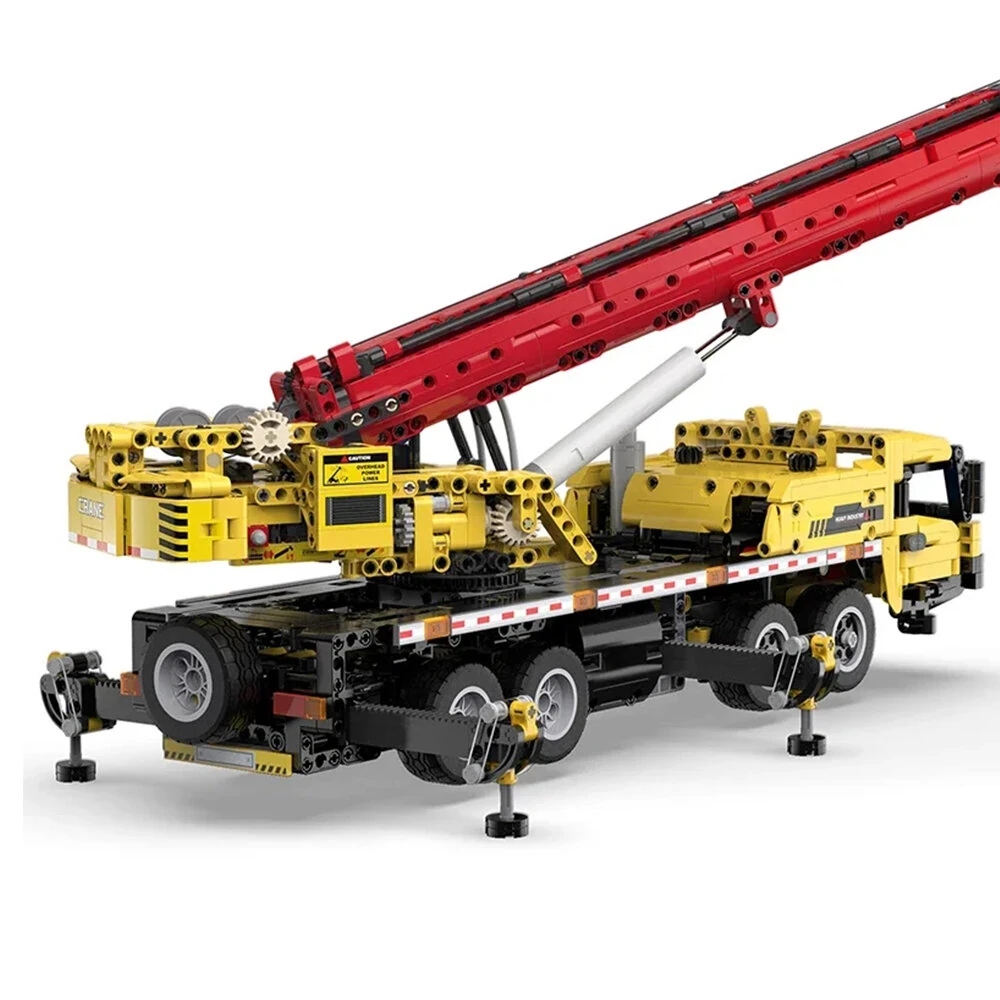 C61081 Static Version 1/20 Engineering Vehicle Truck Crane Technical MOC DIY Toys Building Block Brick Assembly Kit for Children Birthday Gift — view 3