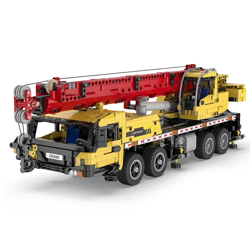 C61081 Static Version 1/20 Engineering Vehicle Truck Crane Technical MOC DIY Toys Building Block Brick Assembly Kit for Children Birthday Gift — view 5