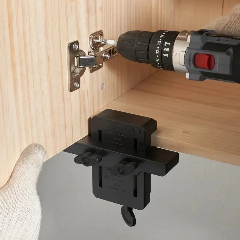 Cabinet Door Installation Positioner Floor Cabinets frame Install Clamp Hidden Door Support Arm for Cabinet Wardrobe
