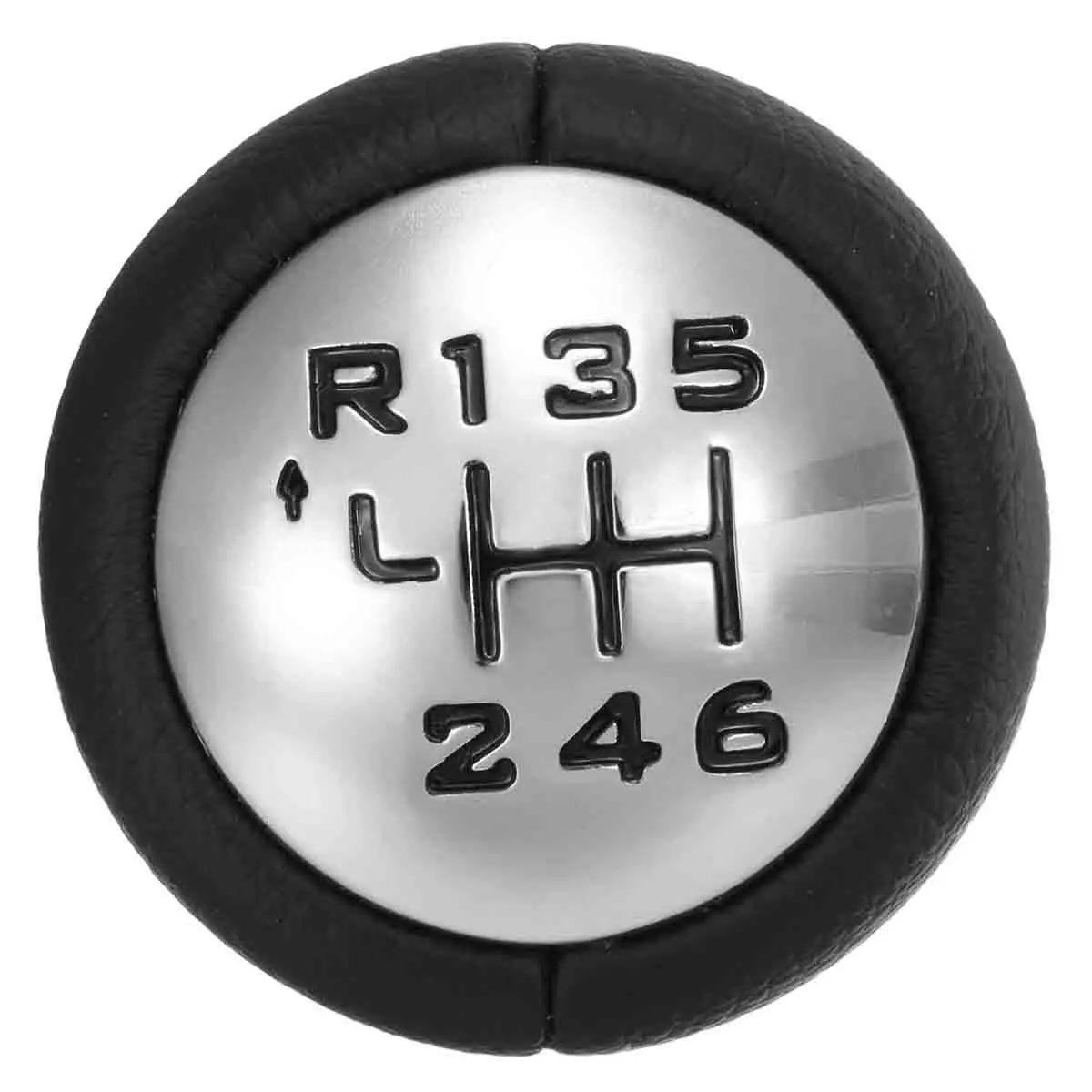 Car 6 Speed Black Gear Stick Shift Knob Fit For Peugeot — view 3